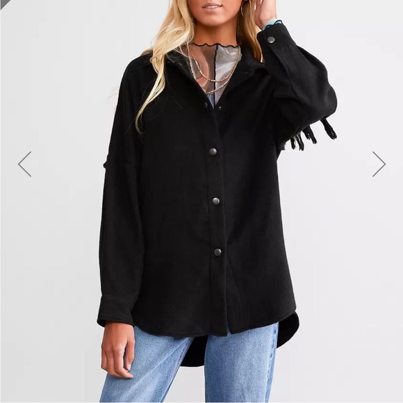 Hyfve black fringe jacket NWT - Picture 5 of 9